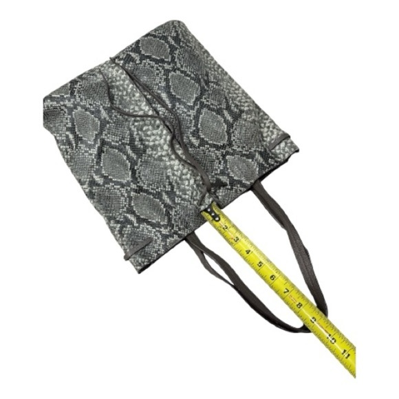 Banana Republic Gray Snake Print Tote - Picture 8 of 9